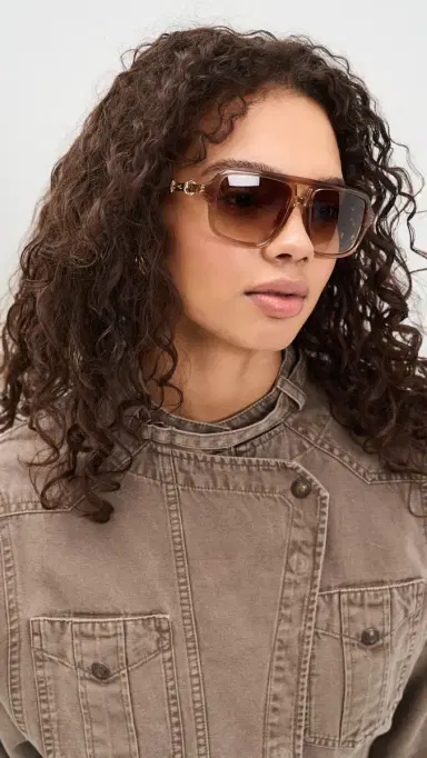 Gucci Horsebit Sunglasses Brown-Brown-Brown One Size | Thumbnail 3 Gucci Horsebit Sunglasses Brown-Brown-Brown One Size | Thumbnail 3