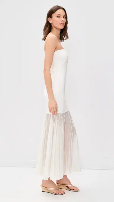 Line & Dot Perissa Knit Dress Ivory L | Thumbnail 4 Line & Dot Perissa Knit Dress Ivory L | Thumbnail 4