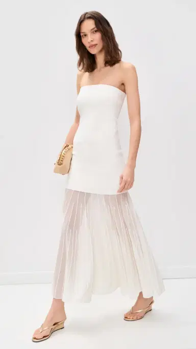 Line & Dot Perissa Knit Dress Ivory L | Thumbnail 5 Line & Dot Perissa Knit Dress Ivory L | Thumbnail 5