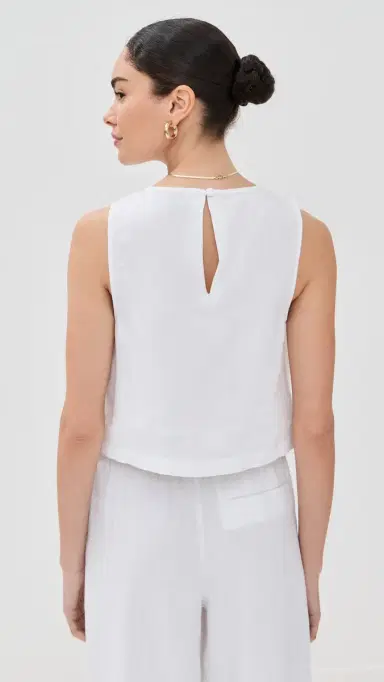 LE BOP Margot Tank White | Thumbnail 3 LE BOP Margot Tank White | Thumbnail 3