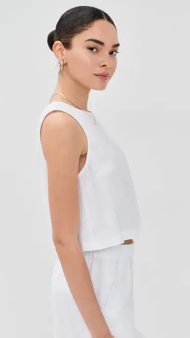 LE BOP Margot Tank White | Thumbnail 4 LE BOP Margot Tank White | Thumbnail 4