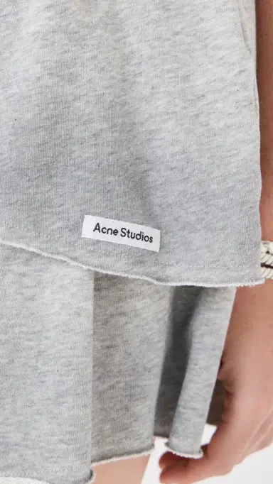 Acne Studios Short Skirt Grey Melange | Thumbnail 6 Acne Studios Short Skirt Grey Melange | Thumbnail 6