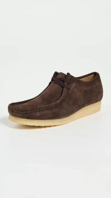 Clarks Suede Wallabee Shoes Dark Brown Suede 7 | Thumbnail 2 Clarks Suede Wallabee Shoes Dark Brown Suede 7 | Thumbnail 2