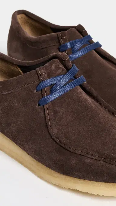 Clarks Suede Wallabee Shoes Dark Brown Suede 7 | Thumbnail 5 Clarks Suede Wallabee Shoes Dark Brown Suede 7 | Thumbnail 5