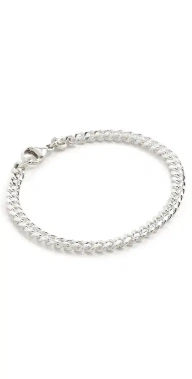 Zoë Chicco Sterling Silver Curb Chain Bracelet Sterling Silver One Size | Thumbnail 1 Zoë Chicco Sterling Silver Curb Chain Bracelet Sterling Silver One Size | Thumbnail 1