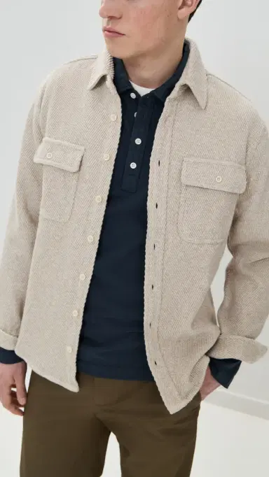 Billy Reid ong Sleeve Pensacola Polo Navy | Thumbnail 5 Billy Reid ong Sleeve Pensacola Polo Navy | Thumbnail 5
