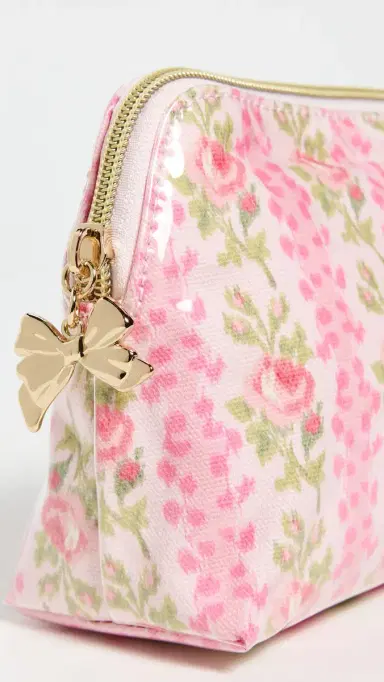 LoveShackFancy Small Travel Pouch pink macaroon One Size | Thumbnail 4 LoveShackFancy Small Travel Pouch pink macaroon One Size | Thumbnail 4