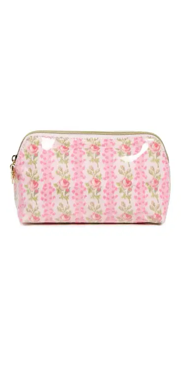 LoveShackFancy Small Travel Pouch pink macaroon One Size | Thumbnail 1 LoveShackFancy Small Travel Pouch pink macaroon One Size | Thumbnail 1