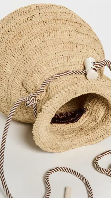 ALÉMAIS Michelle Raffia Jug Crossbody Bag Blonde One Size | Thumbnail 6 ALÉMAIS Michelle Raffia Jug Crossbody Bag Blonde One Size | Thumbnail 6