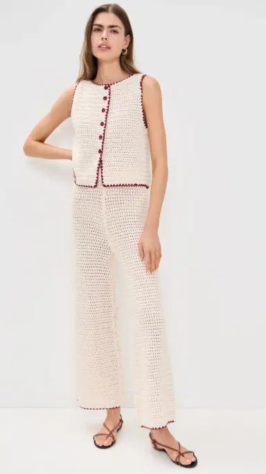 VRG GRL Stella Crochet Vest Cream M | Thumbnail 5 VRG GRL Stella Crochet Vest Cream M | Thumbnail 5