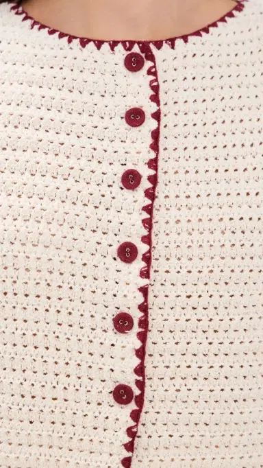 VRG GRL Stella Crochet Vest Cream M | Thumbnail 6 VRG GRL Stella Crochet Vest Cream M | Thumbnail 6