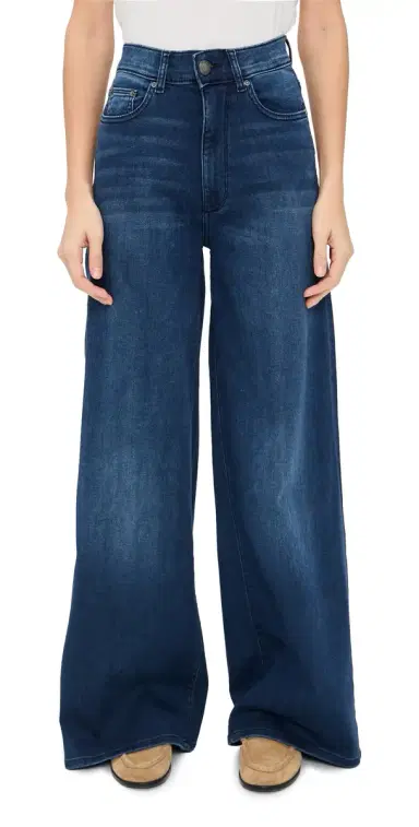 DL1961 DL Softwear Hepburn Wide Leg High Rise Jeans Stream (Ultimate Knit) | Thumbnail 1 DL1961 DL Softwear Hepburn Wide Leg High Rise Jeans Stream (Ultimate Knit) | Thumbnail 1