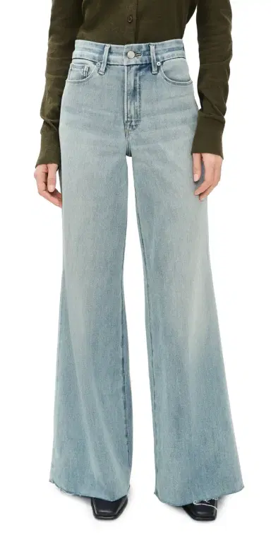 Good American Good Waist Palazzo Jeans Indigo1145 | Thumbnail 1 Good American Good Waist Palazzo Jeans Indigo1145 | Thumbnail 1