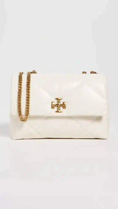 Tory Burch Kira Diamond Quilt Convertible Shoulder Bag Warm White One Size | Thumbnail 2 Tory Burch Kira Diamond Quilt Convertible Shoulder Bag Warm White One Size | Thumbnail 2