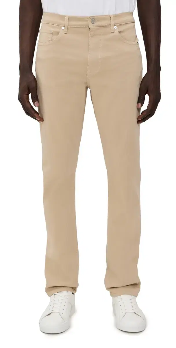 Modern Straight Twill Jeans Beige Modern Straight Twill Jeans Beige