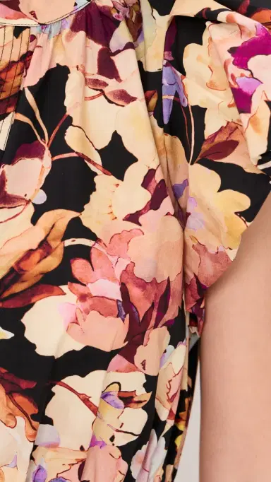 Ulla Johnson Marin Cotton Midi Dress Night Bloom 2 | Thumbnail 6 Ulla Johnson Marin Cotton Midi Dress Night Bloom 2 | Thumbnail 6