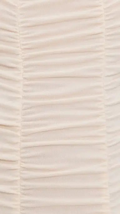 L'AGENCE Baliegh Off houlder Ruched Bodysuit Vintage White | Thumbnail 6 L'AGENCE Baliegh Off houlder Ruched Bodysuit Vintage White | Thumbnail 6