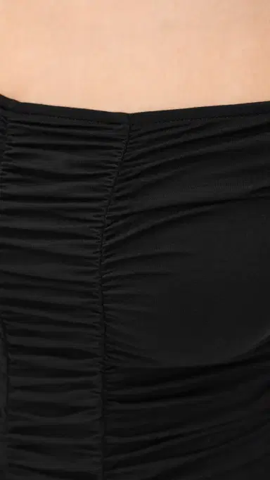 L'Agence Baliegh Off Shoulder Ruched Bodysuit Black | Thumbnail 6 L'Agence Baliegh Off Shoulder Ruched Bodysuit Black | Thumbnail 6
