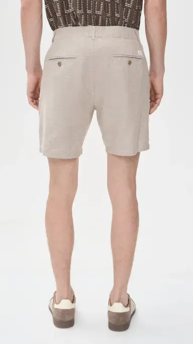 Marine Layer aturday Hemp Chino Shorts 7 Taupe | Thumbnail 3 Marine Layer aturday Hemp Chino Shorts 7 Taupe | Thumbnail 3