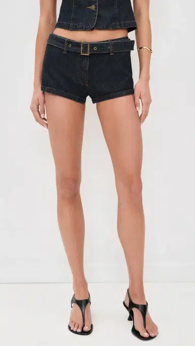 Lioness Afterglow Mini Shorts Dark Denim | Thumbnail 2 Lioness Afterglow Mini Shorts Dark Denim | Thumbnail 2