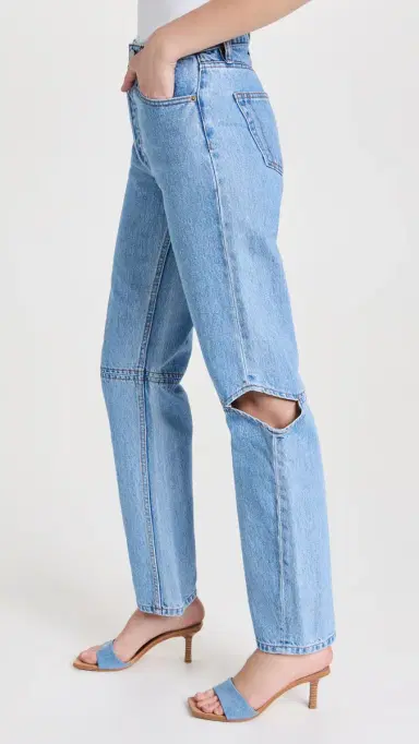 STILL HERE Cowgirl Jeans in Vintage Blue Vintage Blue 28 | Thumbnail 4 STILL HERE Cowgirl Jeans in Vintage Blue Vintage Blue 28 | Thumbnail 4