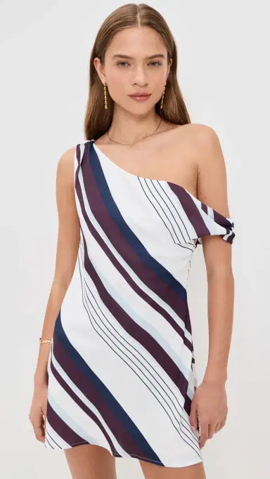 Madison the Label Blaine Mini Dress Stripe Print | Thumbnail 2 Madison the Label Blaine Mini Dress Stripe Print | Thumbnail 2