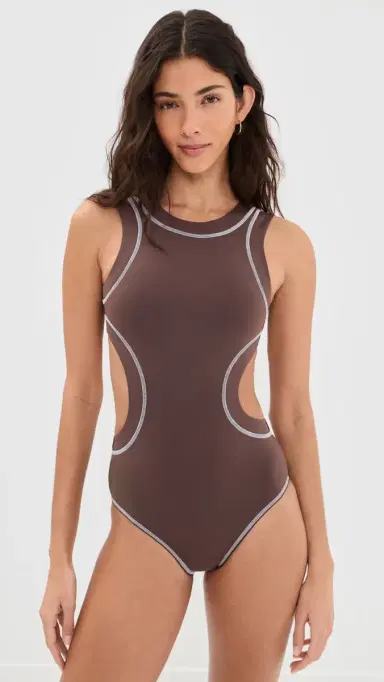 Staud Dolce One Piece Java M | Thumbnail 5 Staud Dolce One Piece Java M | Thumbnail 5