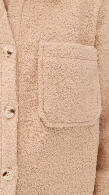 Little Lies Teddy Shacket Camel | Thumbnail 6 Little Lies Teddy Shacket Camel | Thumbnail 6