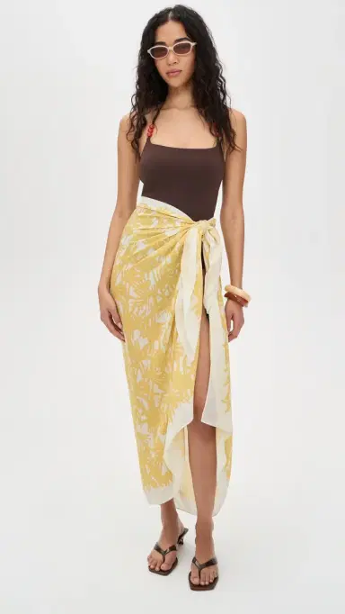 rag & bone Sally Sarong Endive One Size | Thumbnail 5 rag & bone Sally Sarong Endive One Size | Thumbnail 5