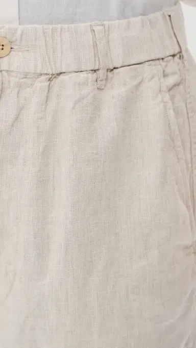 Madewell inen Pull On Shorts 6 Bleached | Thumbnail 6 Madewell inen Pull On Shorts 6 Bleached | Thumbnail 6