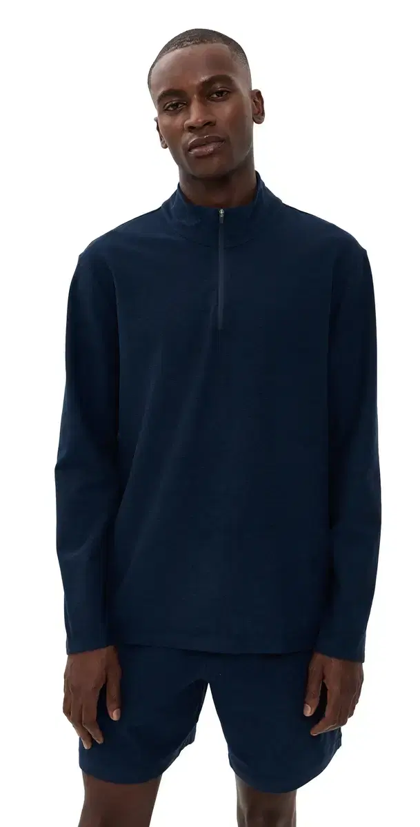 Spacedye Terrain ens Quarter Zip Pullover Nocturnal Navy Spacedye Terrain ens Quarter Zip Pullover Nocturnal Navy