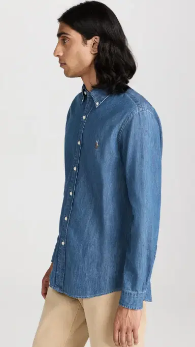 Polo Ralph Lauren Classic Fit Denim Shirt Denim | Thumbnail 4 Polo Ralph Lauren Classic Fit Denim Shirt Denim | Thumbnail 4