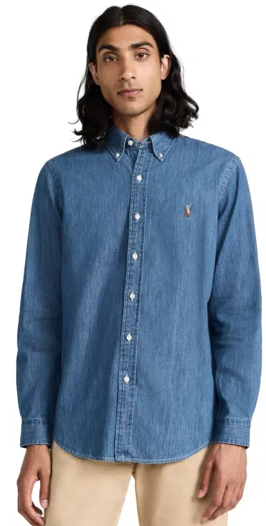 Polo Ralph Lauren Classic Fit Denim Shirt Denim | Thumbnail 1 Polo Ralph Lauren Classic Fit Denim Shirt Denim | Thumbnail 1