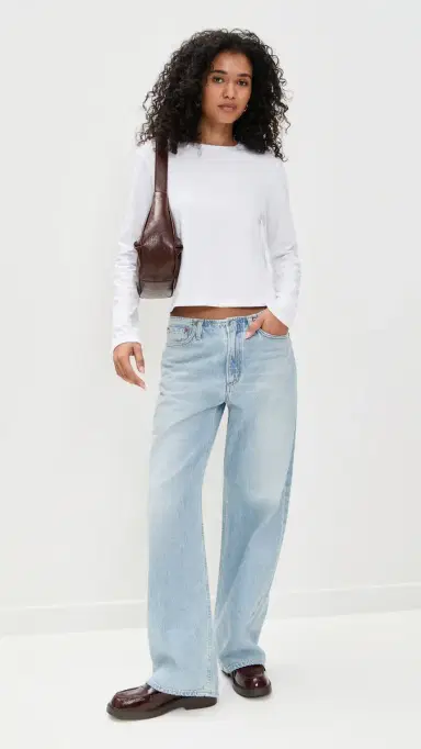 Leset Margo Long Sleeve Top White | Thumbnail 5 Leset Margo Long Sleeve Top White | Thumbnail 5