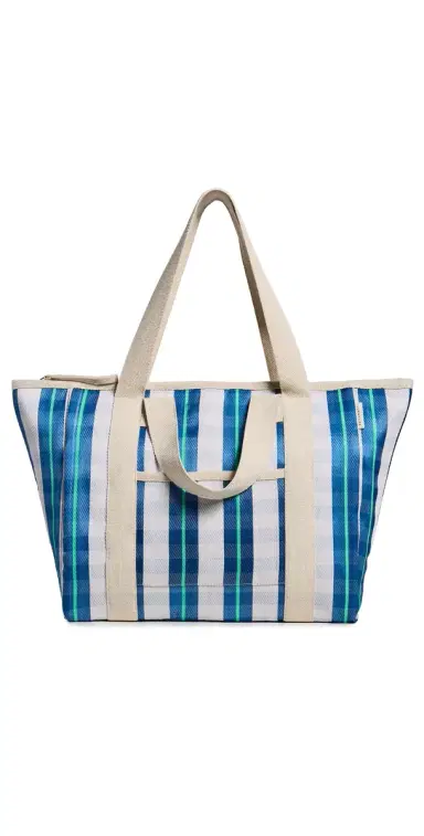 Sunnylife Recycled Nylon Cooler Tote Bag Blue Neon One Size | Thumbnail 1 Sunnylife Recycled Nylon Cooler Tote Bag Blue Neon One Size | Thumbnail 1