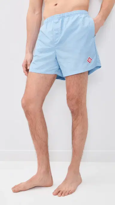 Casablanca Monogram Jacquard wim Shorts 4 Blue | Thumbnail 2 Casablanca Monogram Jacquard wim Shorts 4 Blue | Thumbnail 2