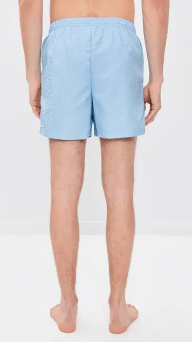 Casablanca Monogram Jacquard wim Shorts 4 Blue | Thumbnail 3 Casablanca Monogram Jacquard wim Shorts 4 Blue | Thumbnail 3
