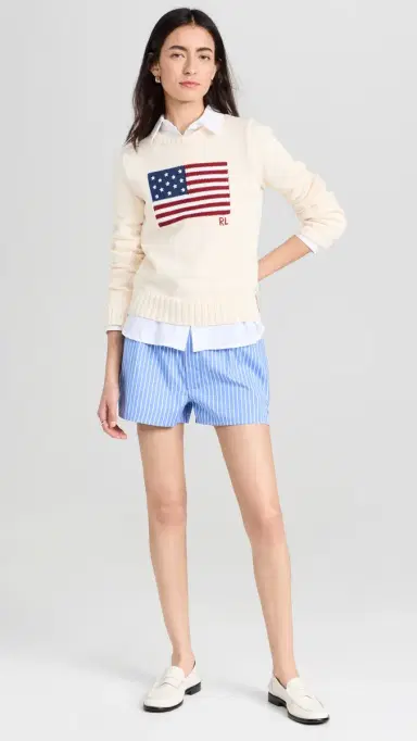 Polo Ralph Lauren Flag Pullover Sweater Parchment Cream | Thumbnail 5 Polo Ralph Lauren Flag Pullover Sweater Parchment Cream | Thumbnail 5