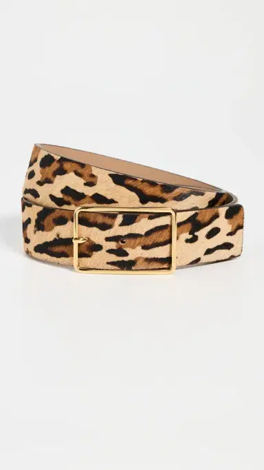 B-Low The Belt illa Calf Hair Belt Leopard Gold | Thumbnail 2 B-Low The Belt illa Calf Hair Belt Leopard Gold | Thumbnail 2