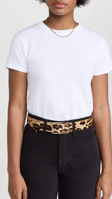 B-Low The Belt illa Calf Hair Belt Leopard Gold | Thumbnail 3 B-Low The Belt illa Calf Hair Belt Leopard Gold | Thumbnail 3