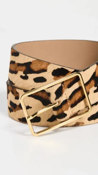 B-Low The Belt illa Calf Hair Belt Leopard Gold | Thumbnail 5 B-Low The Belt illa Calf Hair Belt Leopard Gold | Thumbnail 5