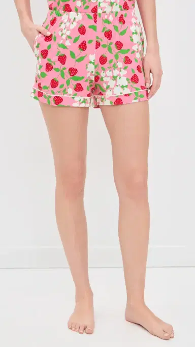 BedHead PJs Short Sleeve Shorts PJ et pring Berry | Thumbnail 5 BedHead PJs Short Sleeve Shorts PJ et pring Berry | Thumbnail 5