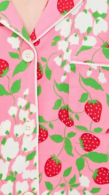 BedHead PJs Short Sleeve Shorts PJ et pring Berry | Thumbnail 6 BedHead PJs Short Sleeve Shorts PJ et pring Berry | Thumbnail 6