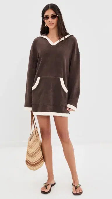 STAUD Anona Coverup Dress Java | Thumbnail 5 STAUD Anona Coverup Dress Java | Thumbnail 5