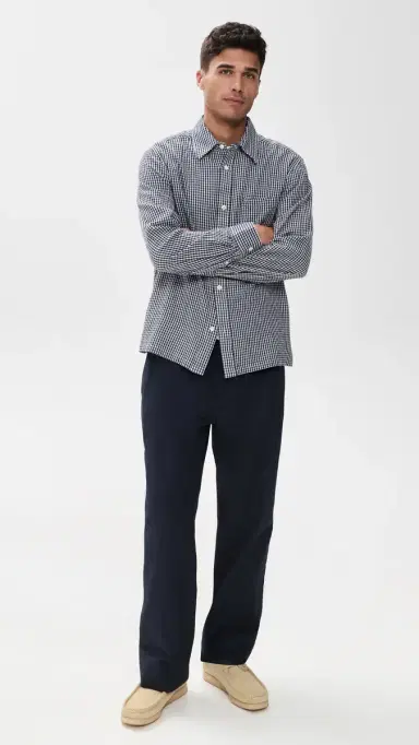 Far Afield Gingham Costa Shirt Navy | Thumbnail 5 Far Afield Gingham Costa Shirt Navy | Thumbnail 5