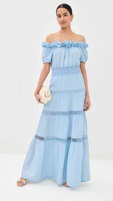 TEMPTATION POSITANO Angara Linen Dress Cloud M | Thumbnail 5 TEMPTATION POSITANO Angara Linen Dress Cloud M | Thumbnail 5