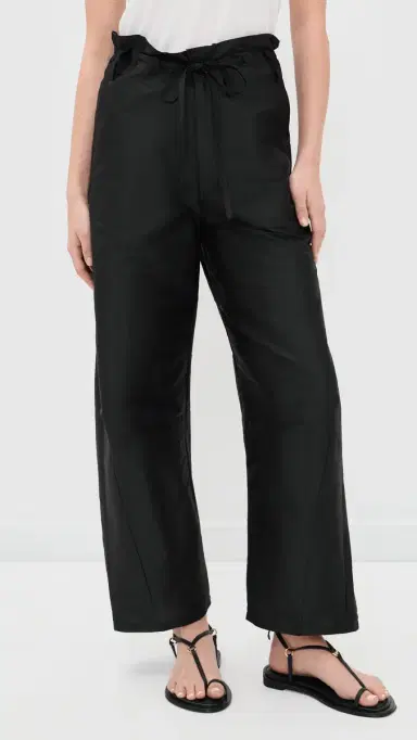CHAN LUU Techno Taffeta Barrel Pants Black 2 | Thumbnail 2 CHAN LUU Techno Taffeta Barrel Pants Black 2 | Thumbnail 2