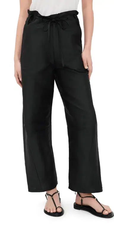 CHAN LUU Techno Taffeta Barrel Pants Black 2 | Thumbnail 1 CHAN LUU Techno Taffeta Barrel Pants Black 2 | Thumbnail 1