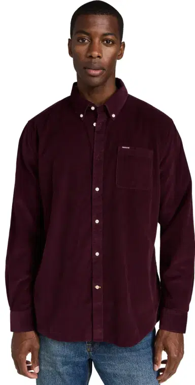 Barbour Ramsey Corduroy Shirt Winter Red | Thumbnail 1 Barbour Ramsey Corduroy Shirt Winter Red | Thumbnail 1