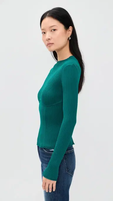 LE BOP Adele Knit Top Everglade | Thumbnail 4 LE BOP Adele Knit Top Everglade | Thumbnail 4